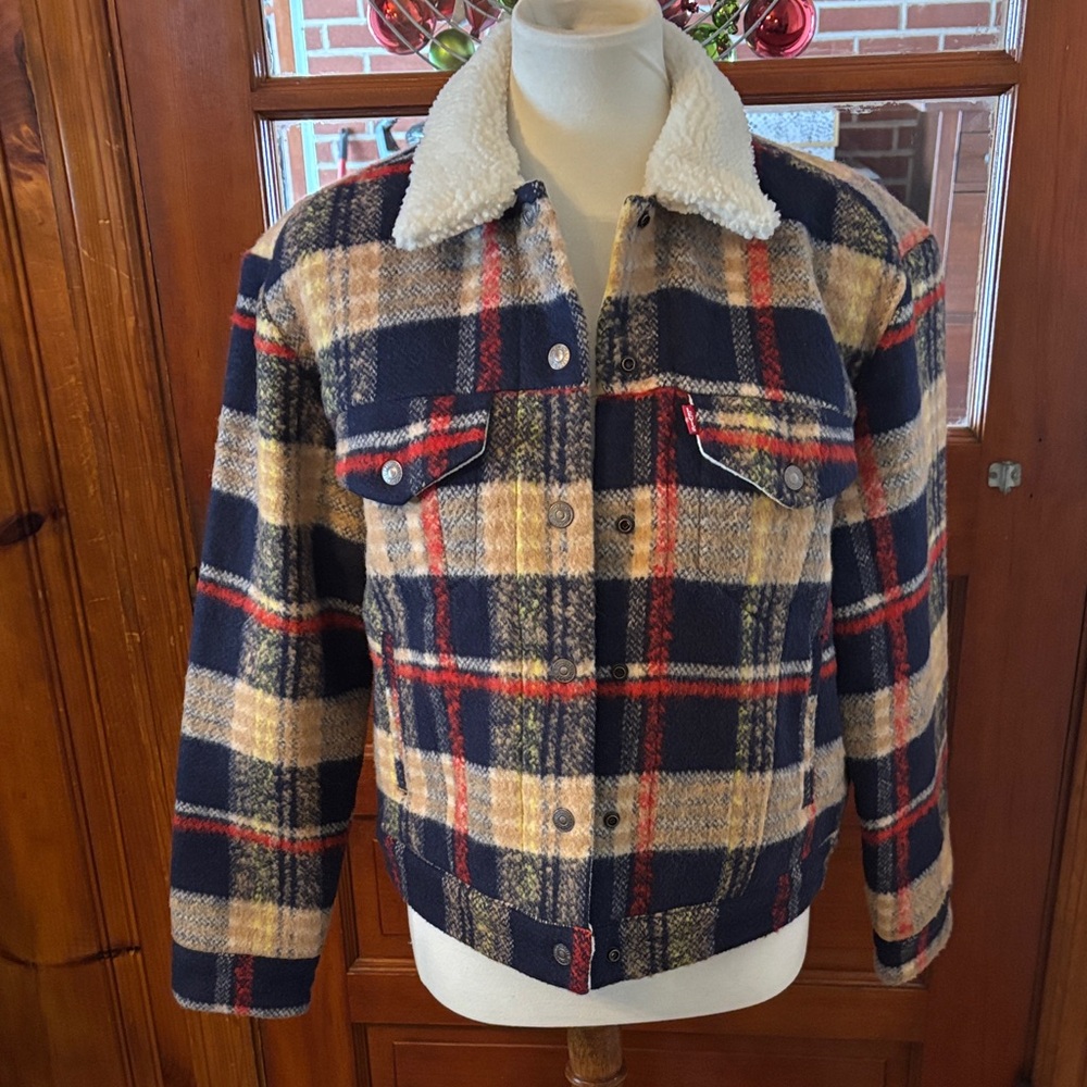 Levi's Premium Quilted Jacket with Brown Label